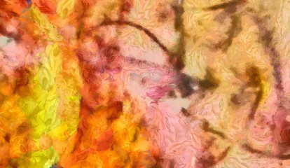 Fototapeta premium Textured brushstrokes background. Design oil paint on canvas pattern. Abstract simple original hand drawing backdrop. 