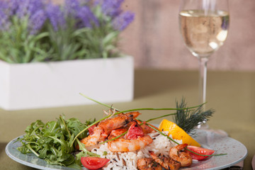 shrimp rice