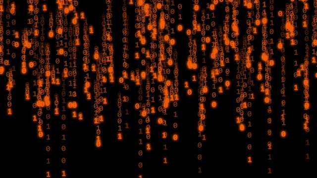 コード　2進数　オレンジ