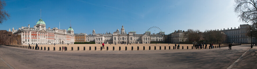 Fototapeta na wymiar Panorama of Horse Guards Parade