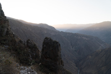 Peru Colca Canyon Sunset