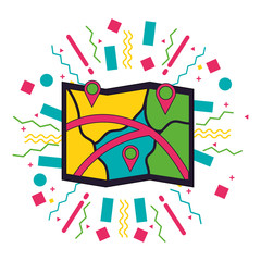 camping summer concept