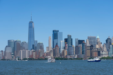 Fototapeta na wymiar New York - Hudson Manhattan