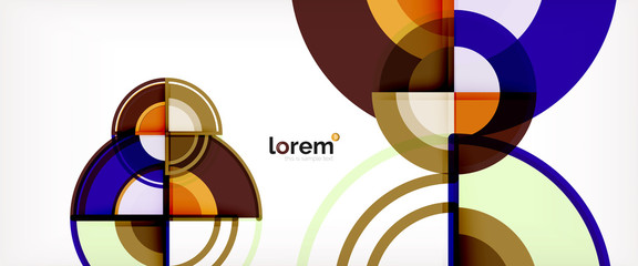 Obraz premium Modern geometric abstract background