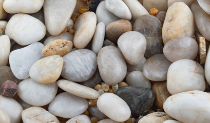 Pebbles and stones from beaches