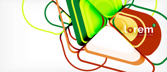 Geometric abstract background