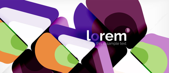 Geometric abstract background