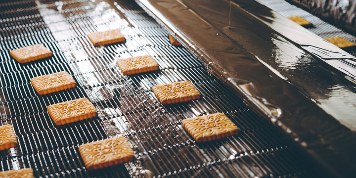 cookie factory making