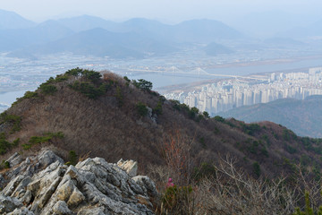 Mountain Ridge Horizon View — Busan, South Korea