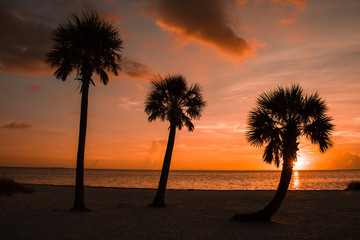 Sunset at the beach