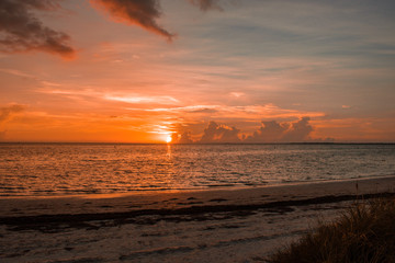 Sunset at the beach