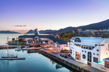 The Port of Molde at evening, Norway. © Ruben