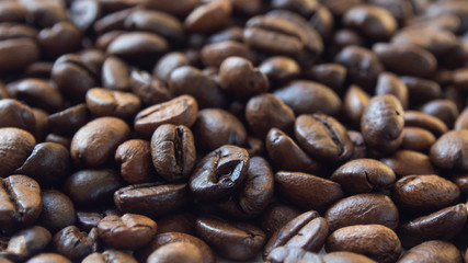  Coffee beans are hairy, white scene is suitable for background image.