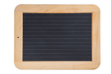 Blackboard with lines