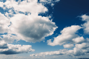 Obraz premium Sky and mountain views landscape Blue tone