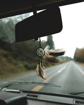 on the road