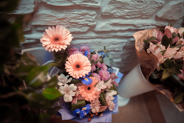 Soft tone floral bouquet