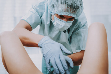 Obstetrician is Taking a Birth