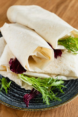 pita bread with spice