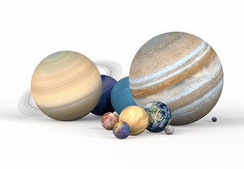 planetarium (planet in scale)