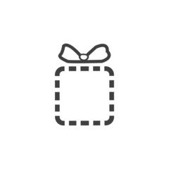 Christmas gift icon illustration vector symbol. xmas icon vector