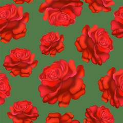 Roses pattern bunch of flowers, repeating print for fabric