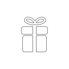 Christmas gift icon illustration vector symbol. xmas icon vector