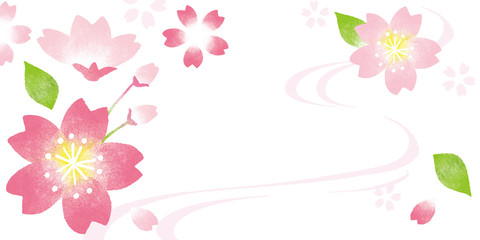 桜 背景イラスト Wall Mural Wallpaper Murals Wallsheaven Perori