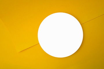 Background of shape and geometry. Colored background decorations with paper.