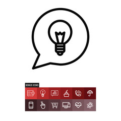Idea vector icon
