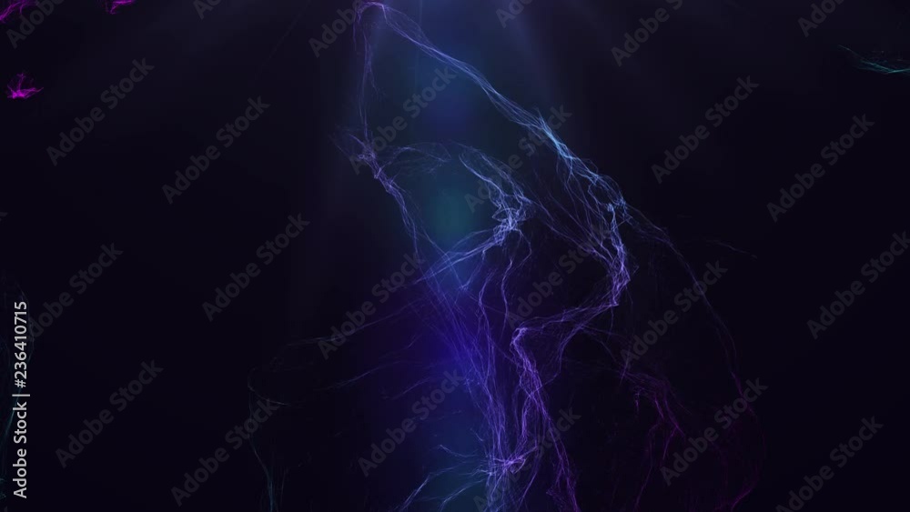Poster plexus abstract background particle geometric lines