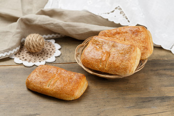 Puff pastry with filling