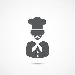 Chef flat icon
