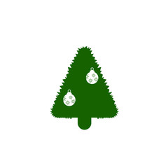 Christmas Tree icon, Xmas tree symbol, New year icon symbol