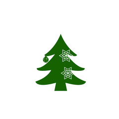 Christmas Tree icon, Xmas tree symbol, New year icon symbol
