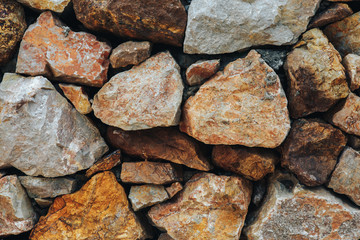 rough stone wall
