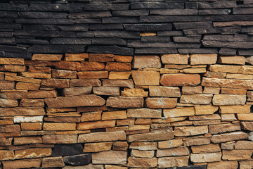 rough stone wall