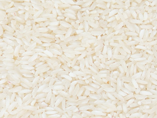 Food background with white rice