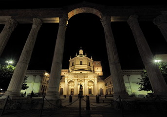 Basilica in San Lorenzo maggiore Milan, Lombardy, Italy
