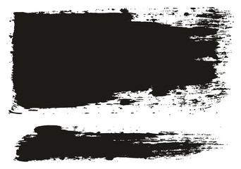 Fototapeta premium Paint Brush Wide Lines High Detail Abstract Vector Background Set 60