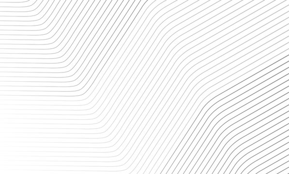 Vector Illustration of the pattern of gray lines on white background. EPS10.