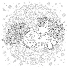 Unicorn magical animal.