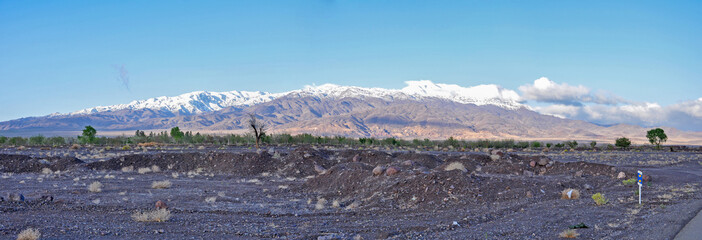 Fototapeta premium City Rayen Iran- around Kerman - panorama view