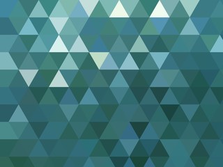 Green graduated modern triangular polygon modern background design