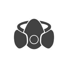 Paint mask icon vector. 