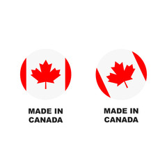 Fototapeta na wymiar Made in Canada sign