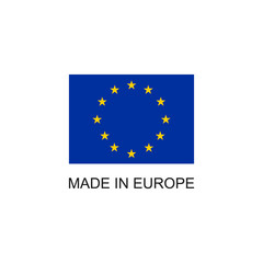 Obraz na płótnie Canvas Made in Europe sign