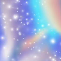 Vector blurred holographic background