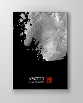 Vector Black and Silver Design Templates