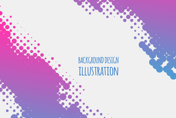 Gradient halftone dots background.